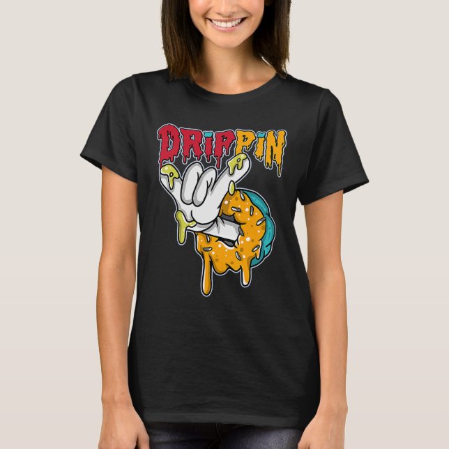 Drippin Donuts SB Dunk FroSkate Matching T-Shirt (Front)