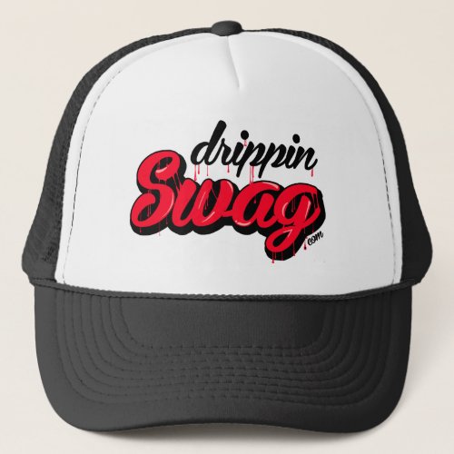 Drippin Swag red Trucker Hat