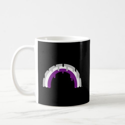 Dripping Asexual Rainbow Coffee Mug