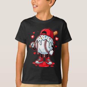 Dripping Baseball Drip Icecream Apparel Youth Boy  T-Shirt