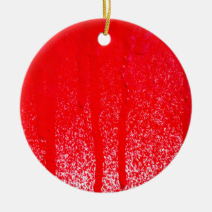 dripping blood ceramic ornament