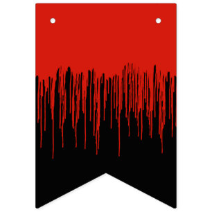 Dripping Blood Creepy Halloween Bunting Flags