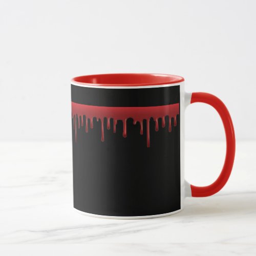 Dripping Blood Gothic Coffee Mug