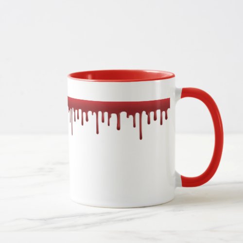 Dripping Blood Gothic Coffee Mug