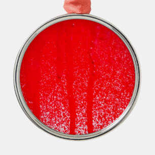 dripping blood metal ornament
