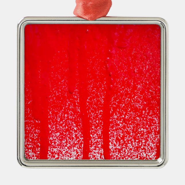 dripping blood metal ornament (Front)