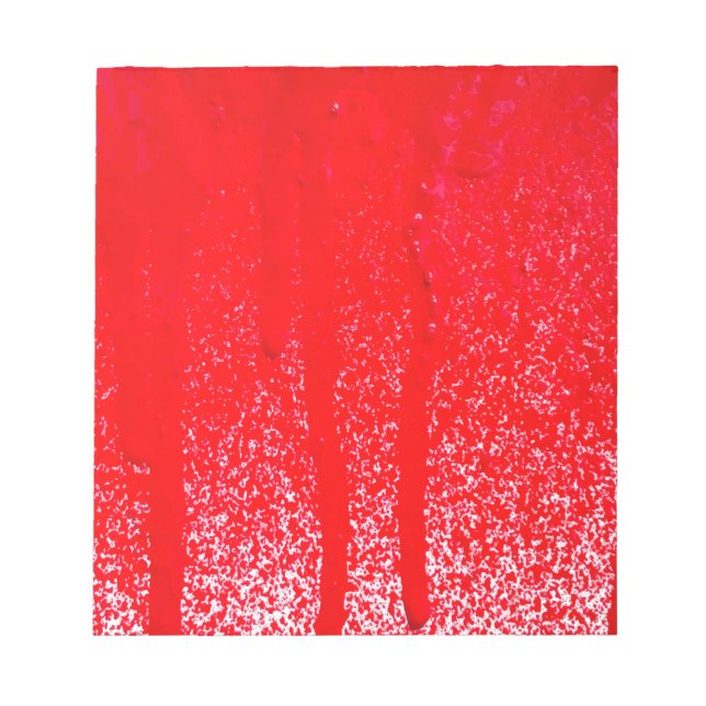 dripping blood notepad (Front)