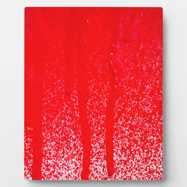 dripping blood plaque (Front)