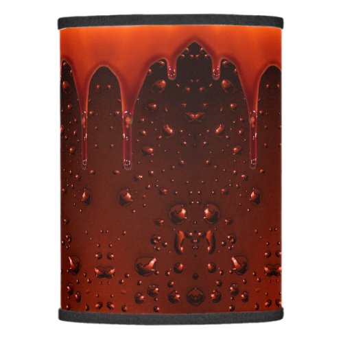 Dripping Blood Red Halloween Lamp Shade