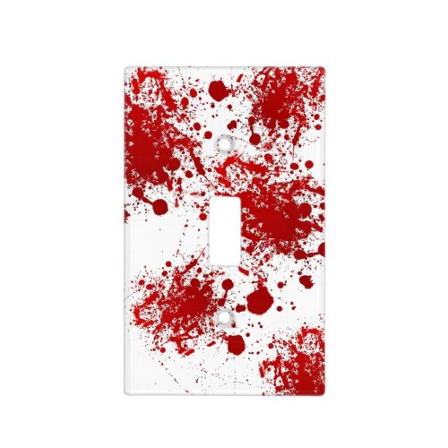 Dripping Blood Splatters Halloween Switchplate