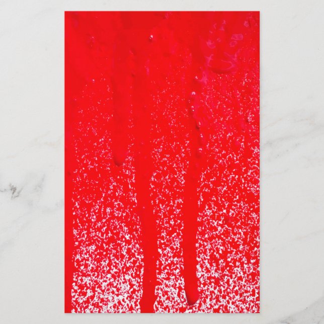dripping blood stationery (Front)