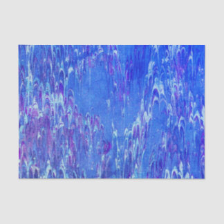 Dripping Blue Lava Tissue Paper