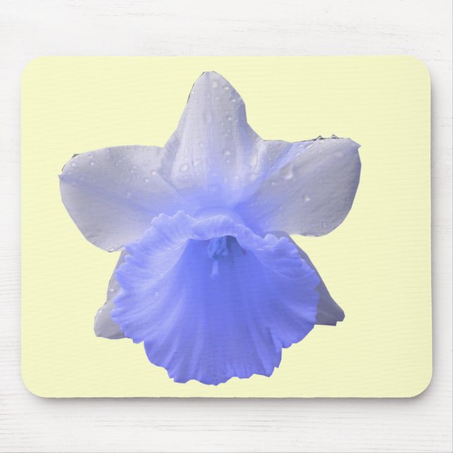 Dripping Daffodil Blue Mousepad (Front)