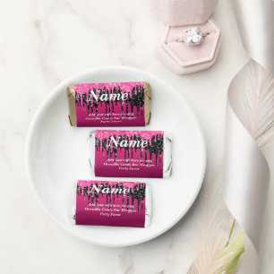 Dripping Glitter Candy Bar Wrapper Party Favors