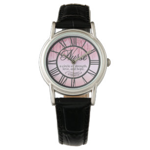 Dripping Glitter Nurse Watch