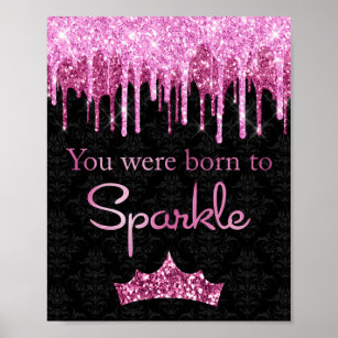 Born To Sparkle Wall Art & Décor | Zazzle