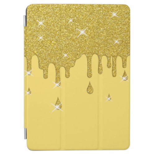 Dripping Gold Glitter Effect  Sparkles iPad Air Cover