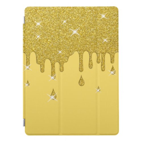 Dripping Gold Glitter Effect  Sparkles iPad Pro Cover