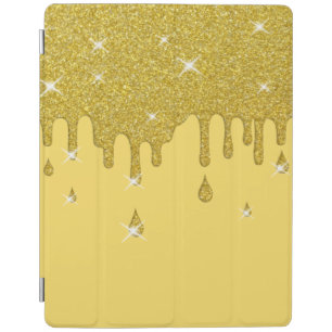 Dripping Gold Glitter Effect & Sparkles iPad Smart Cover