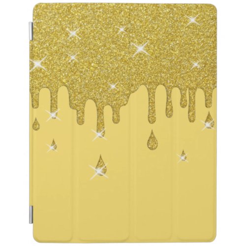 Dripping Gold Glitter Effect  Sparkles iPad Smart Cover