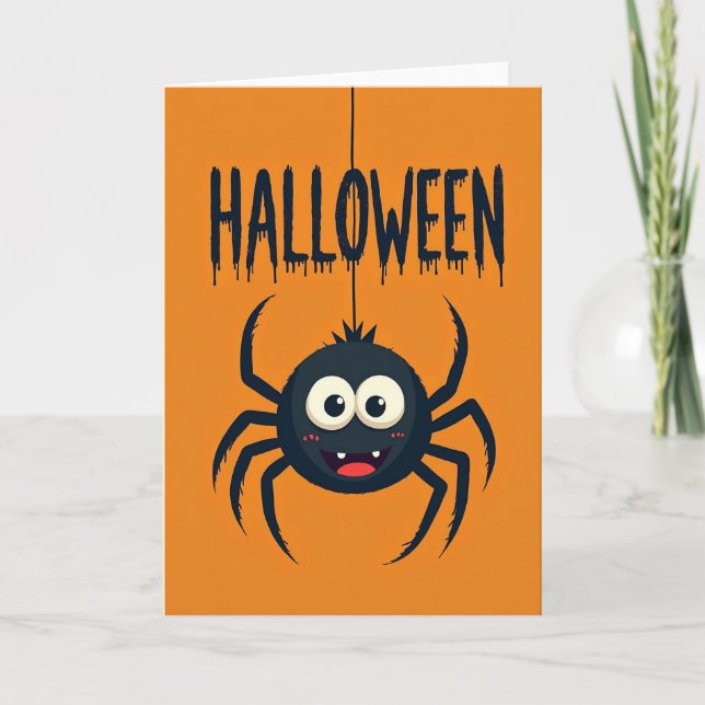 Dripping Halloween Fun Card (Front)