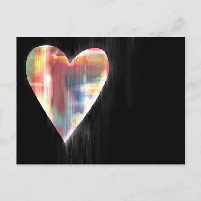 Dripping Heart Postcard (Front)
