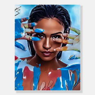 Dripping In Colors Foam Board