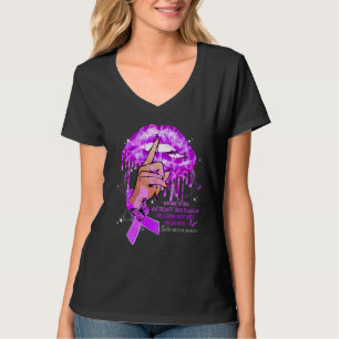 Dripping Lips Butterflies Women Chronic Migraine A T-Shirt