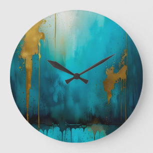 Dripping Luxury Large Clock