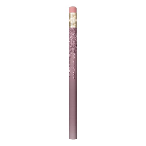 Dripping Mauve Glitter  Dusty Pink Melt Shimmer Pencil