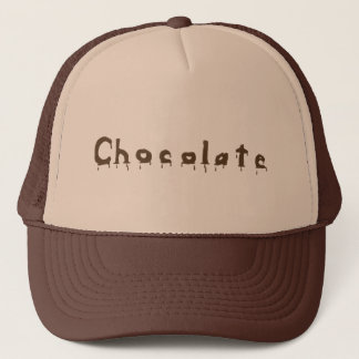 Dripping Melting Chocolate Word Hats