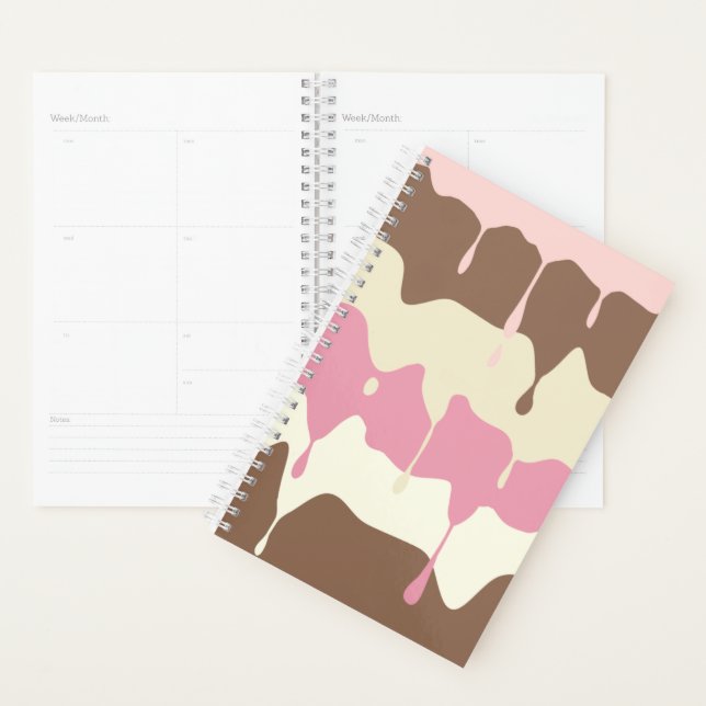 Dripping Neapolitan Ice Cream Planner (Display)