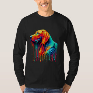 Dripping Paint Art Rhodesian Ridgeback Ridgebacks T-Shirt