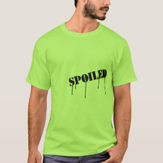 Dripping paint "Spoiled"  T-shirt