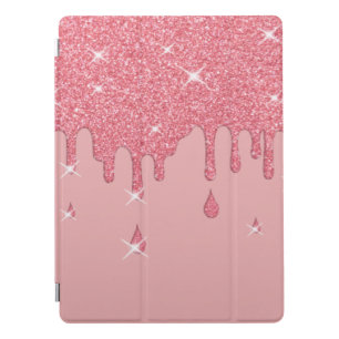 Dripping Pink Glitter Effect & Sparkles iPad Pro Cover