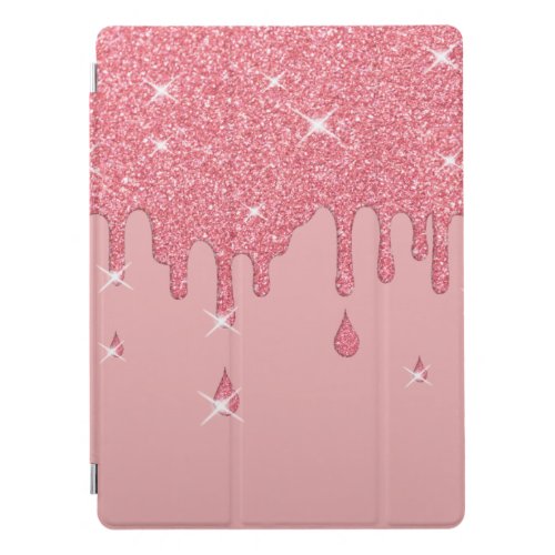 Dripping Pink Glitter Effect  Sparkles iPad Pro Cover
