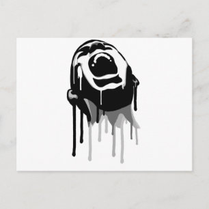 Dripping Scream Postcard