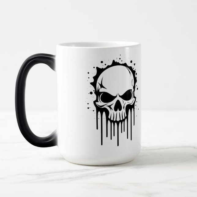 Dripping Skull Color Morph Mug (Left)