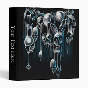 Dripping Skulls Binder