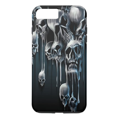 Dripping Skulls iPhone 8 Plus7 Plus Case