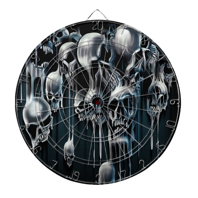 Dripping Skulls Dartboard (Front)