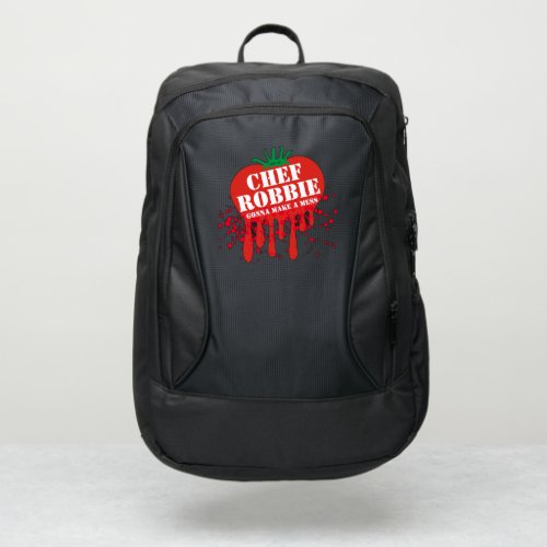 Dripping tomato chefs portable kitchen utensils port authority backpack