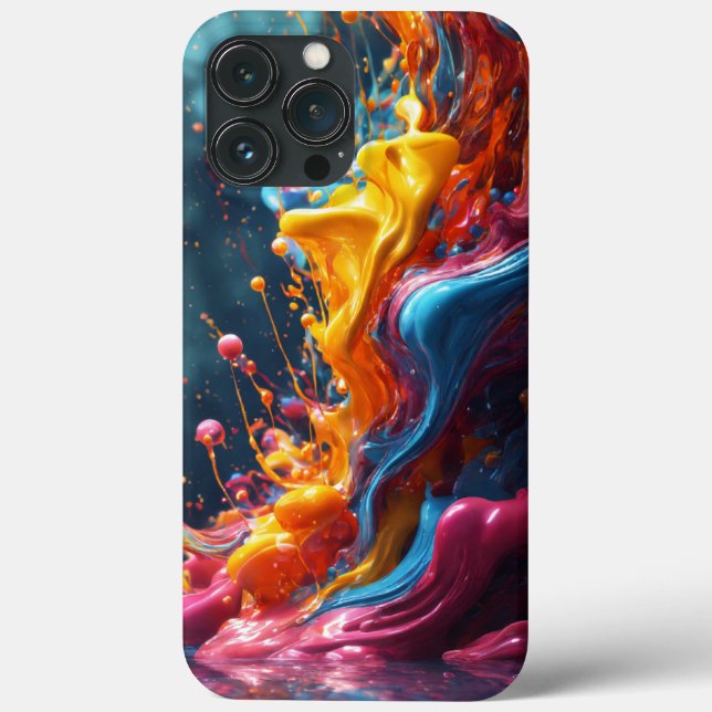 drippy abstra Case-Mate iPhone case (Back)