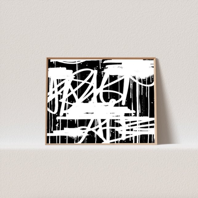 Drippy Paint Graffiti Art, Urban City Street Art Poster (Creator Uploaded)