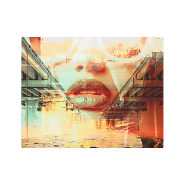 Drips of Dystopia Metal Print (Front)