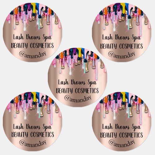 Drips Rose Pink Body Cosmetics Balm Soap New Labels