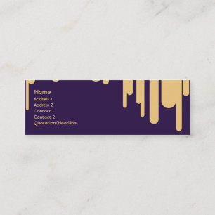 Drips - Skinny Mini Business Card
