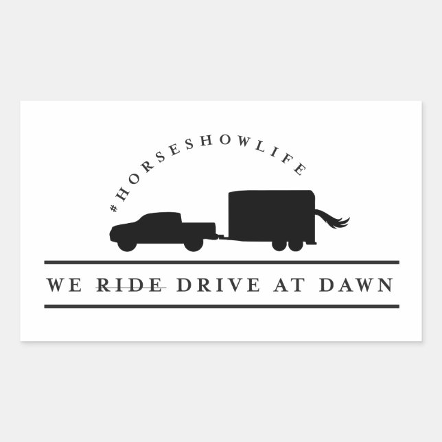 Drive at Dawn Sticker (Front)