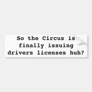 Drive better!!! bumper sticker