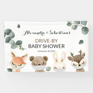 Drive-by baby shower banner